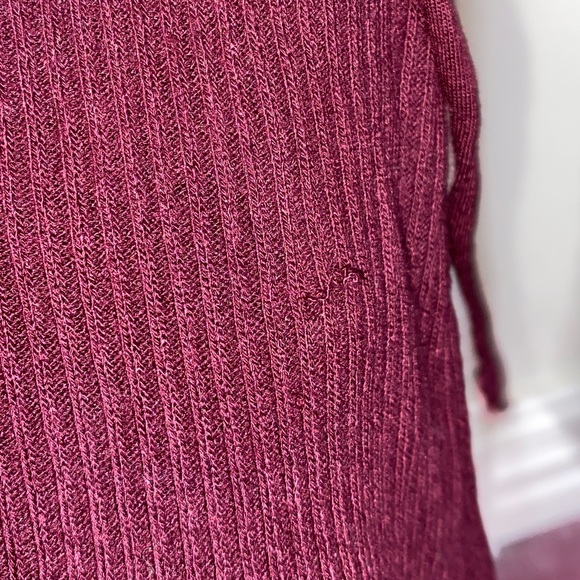 Urban Outfitters Maroon/Red Long Sleeve Top - Picture 3 of 5